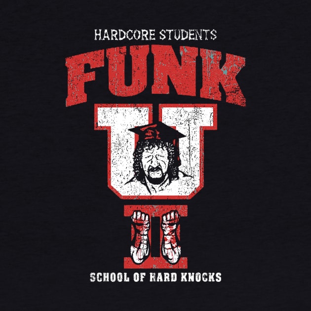 Terry Funk School of Hard Knocks by craftydoartist